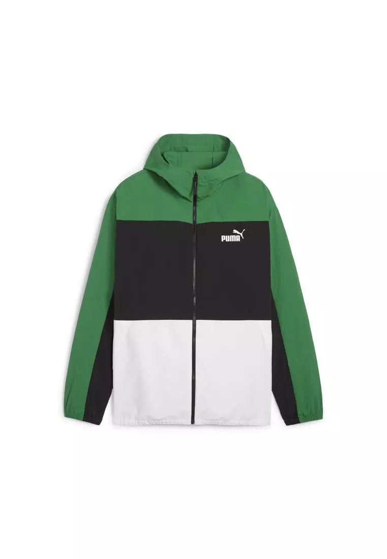 Puma archive logo windbreaker top