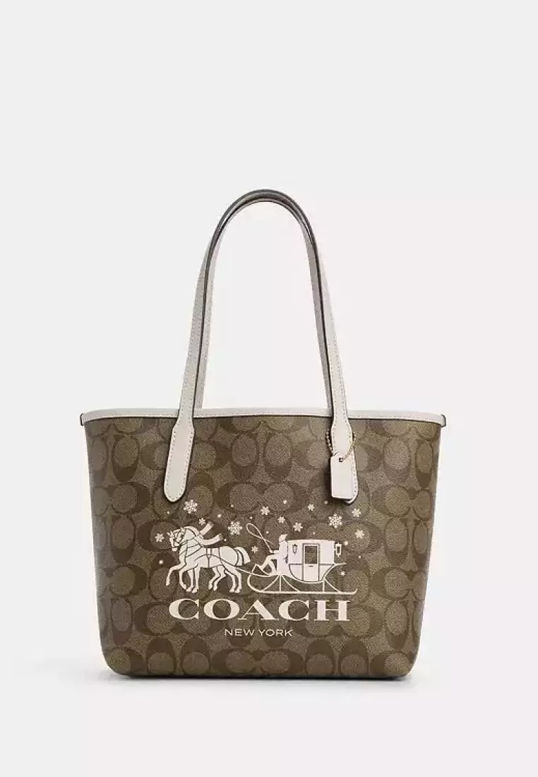Coach mini sales city tote