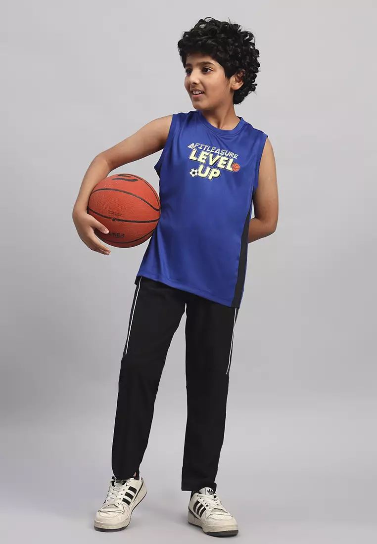 TrackRush Boys’ Performance Running Pants