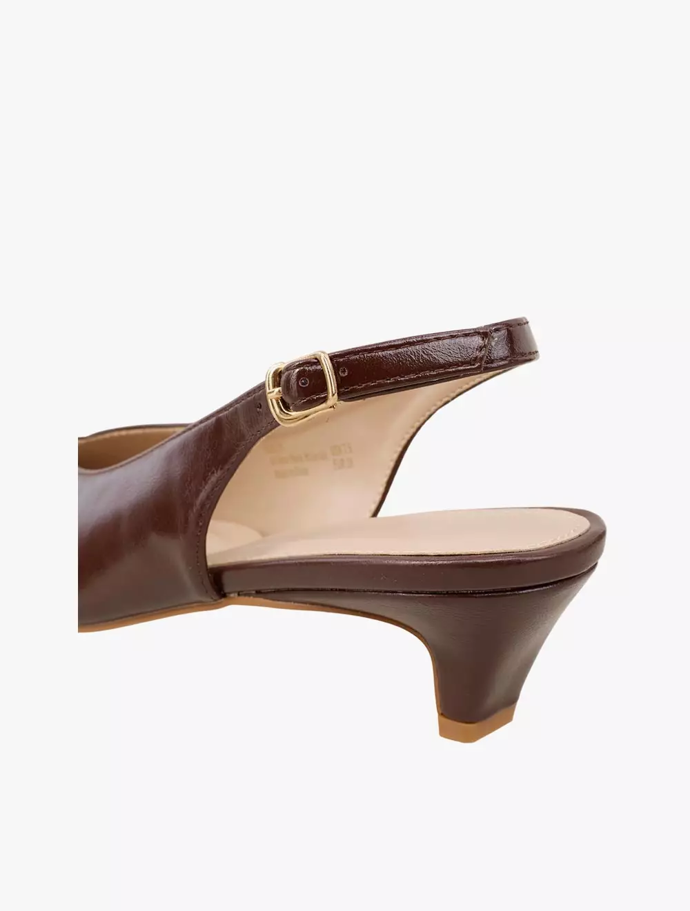 Payless Nine West Womens Wrenley Slingback Heels - Dark Brown_04