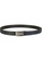 LAMBORGHINI black Automobili Lamborghini® Unisex Black/Dark Brown Calf Leather Belt E0AE3AC9E64A53GS_2