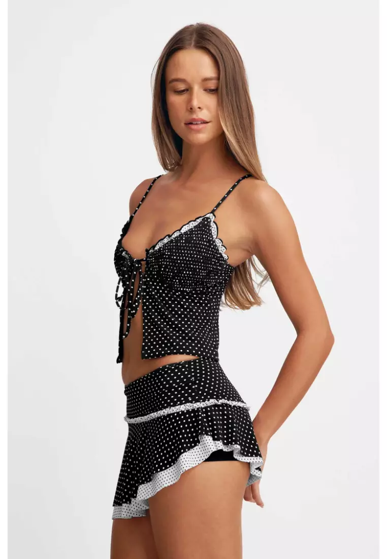 Louise Dainty Tankini Top / Love Noir