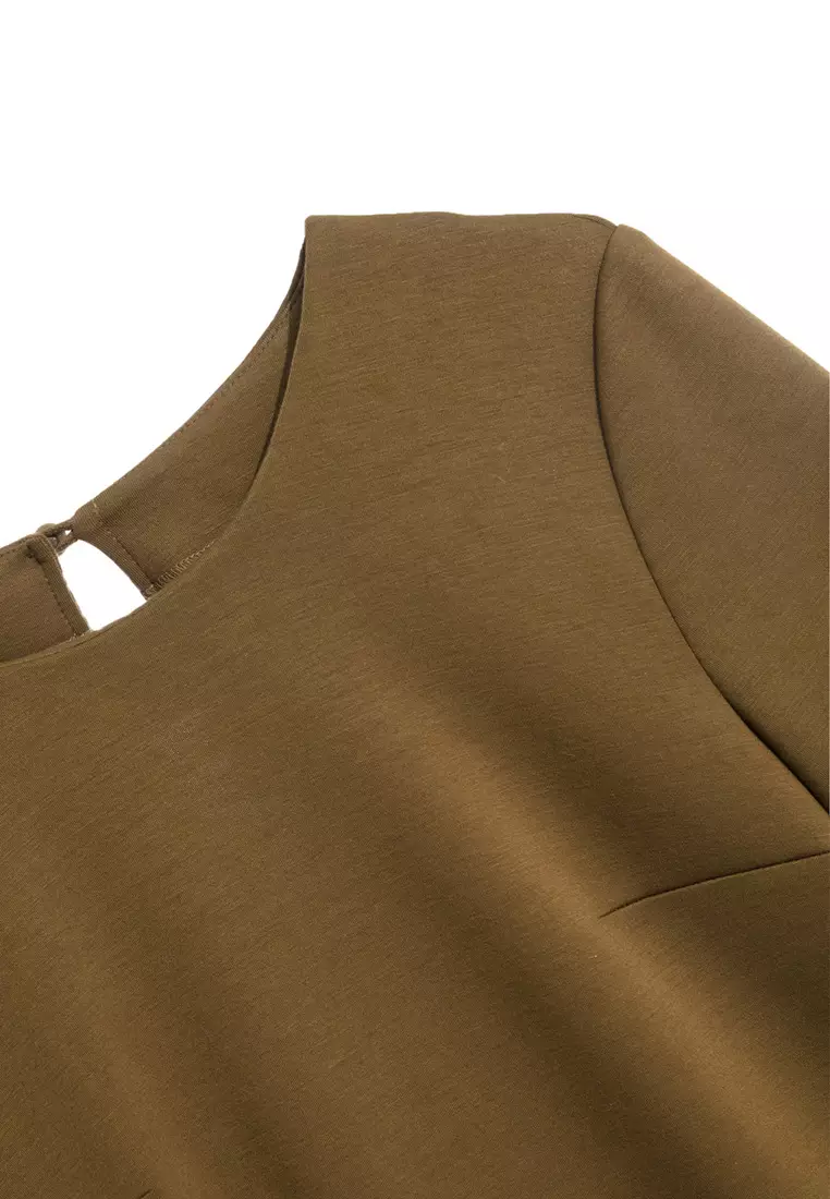 Two Tone Retro Short Dress