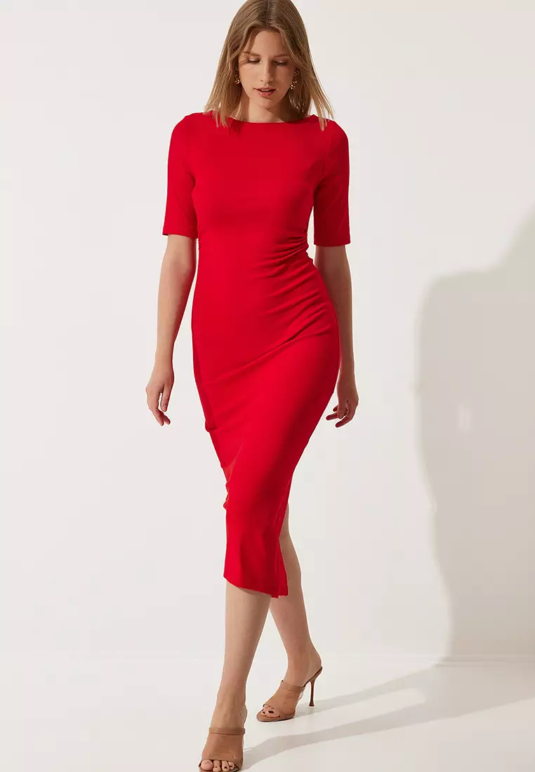 Buy Happiness Istanbul Bodycon Midi Dress 2025 Online ZALORA