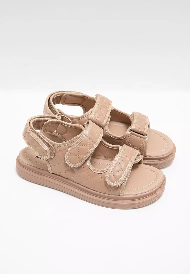 Sofia Miley Platform Sandal Brown