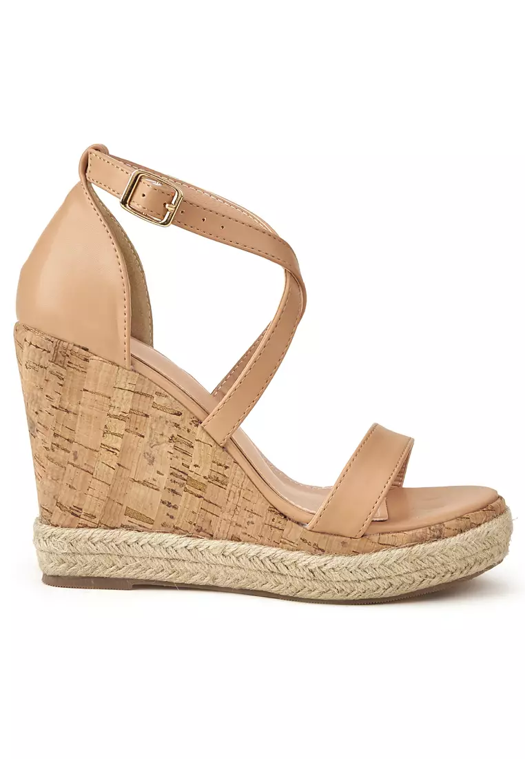 Discount on Twenty Eight Shoes  shoes - SKU: Cross Straps Wedge Espadrilles Wty9125-2