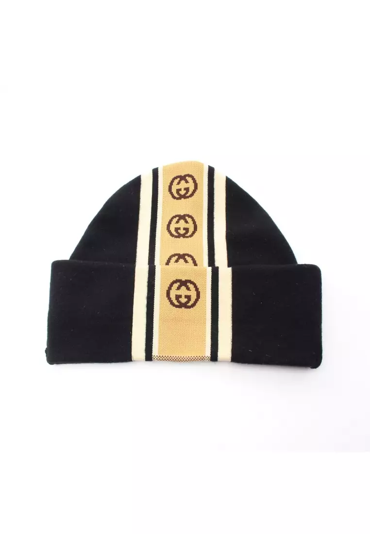 Gucci Monogram Knitted Beanie 帽子-