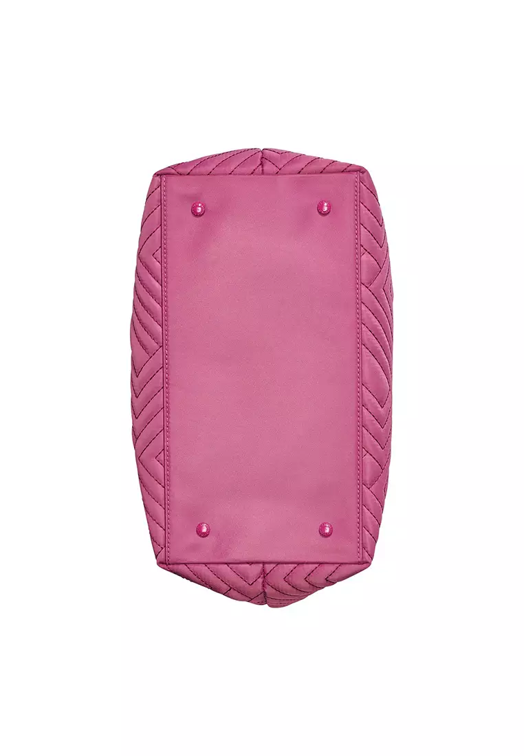 Karl Lagerfeld Voyage Small Nylon Tote - Pink