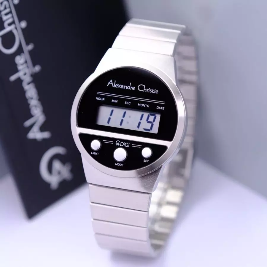 Alexandre Christie 9500 Silver Dasar Hitam Cewek