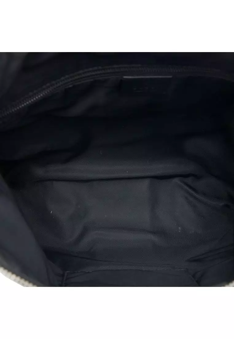 Pre-Loved Gucci Gg Techno Canvas Web Messenger Bag