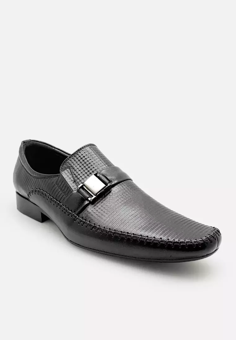 Jack Men Formal Shoes Slip On with Metal Buckle
