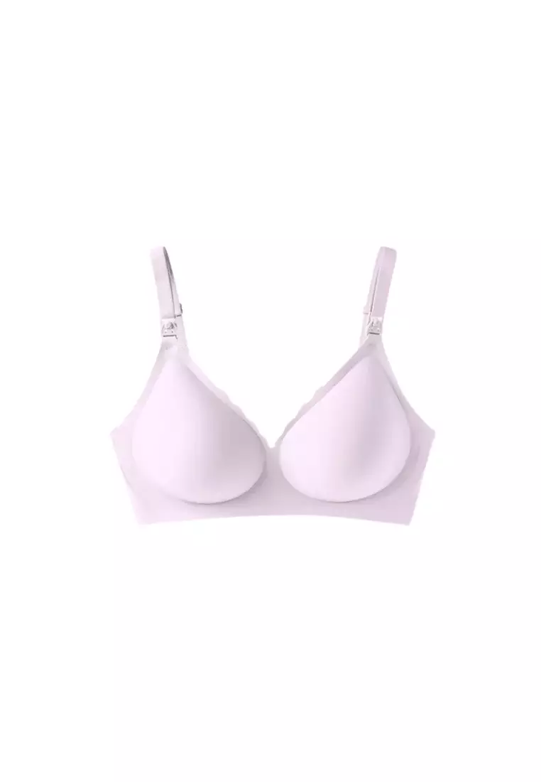 Premium Ivana Seamless Nursing Bra in Pink
