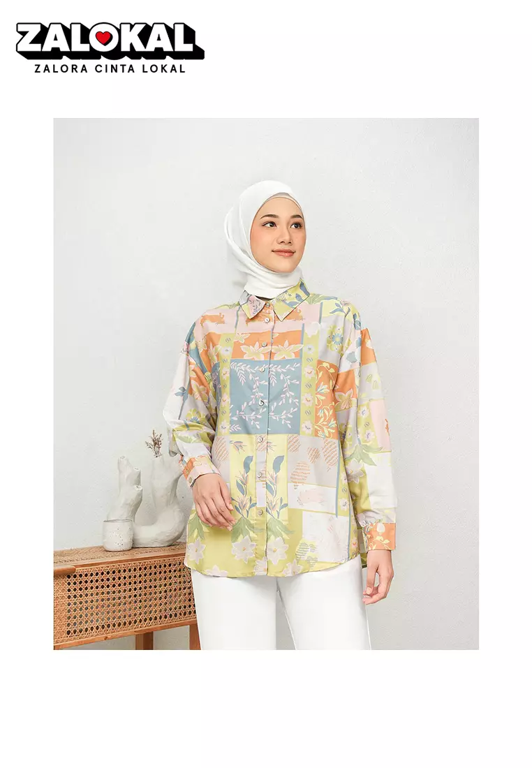 Geulis.id SUNNY SHIRT (3 warna) Top - PEACH
