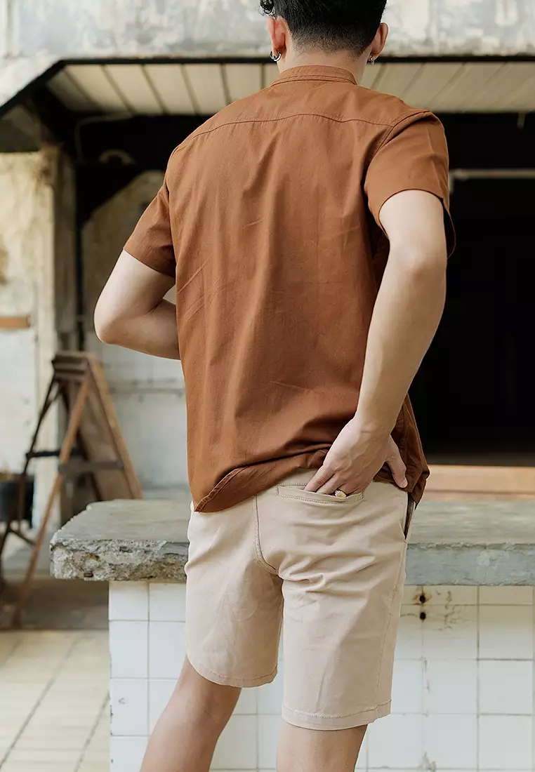 Celana Pendek Chinos SlimFit Light Khakis OXCON