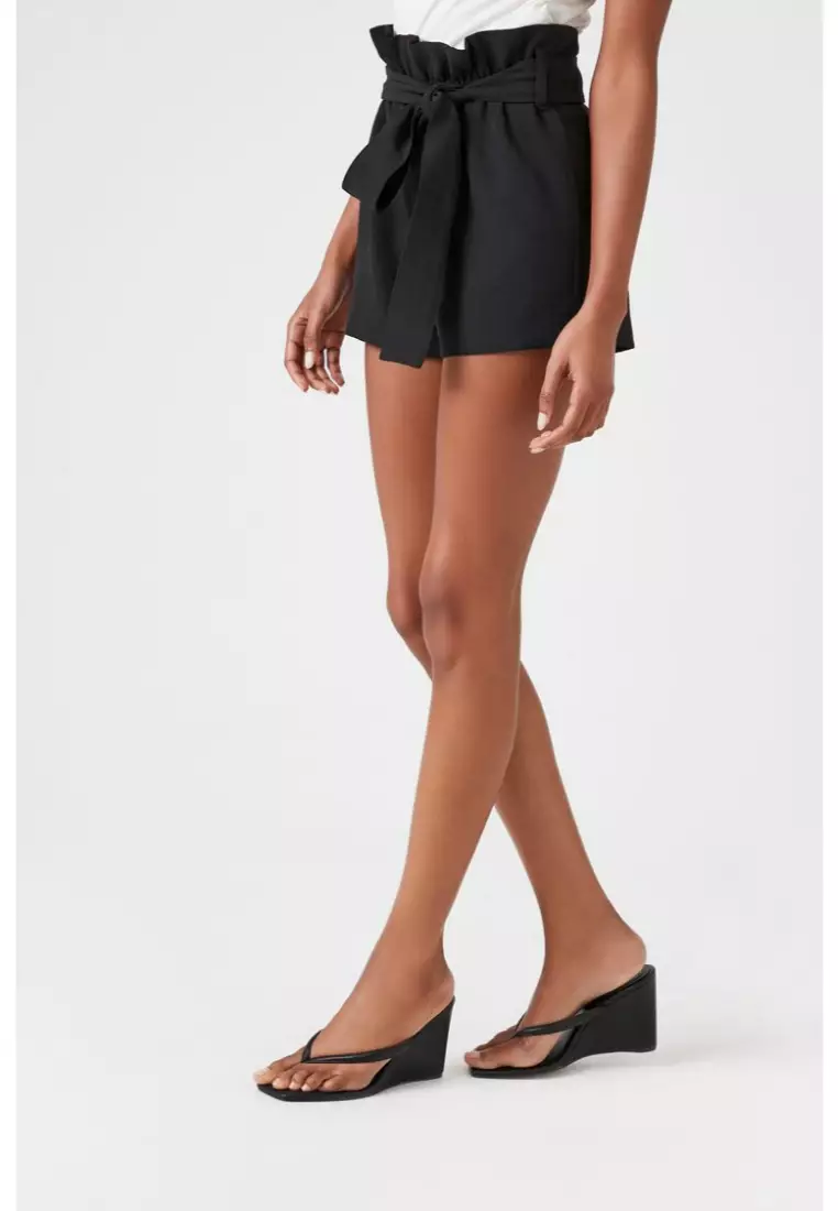 Paperbag shorts hotsell forever 21