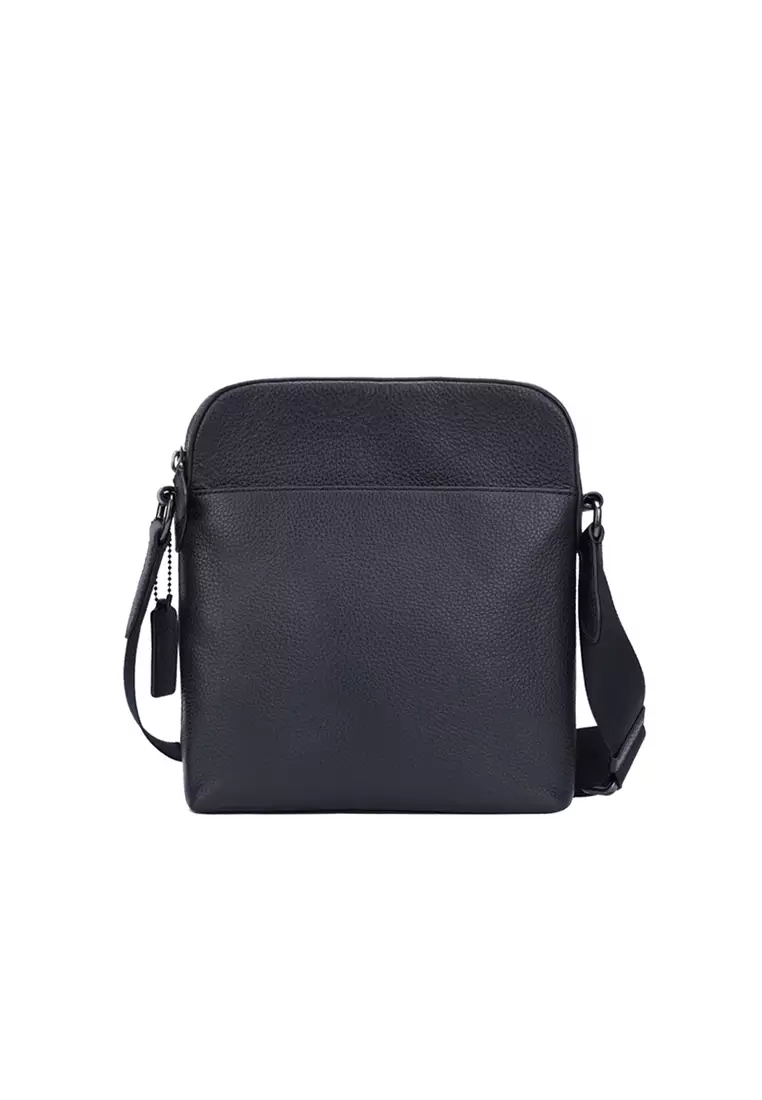 Coach men's leather deals computer bag