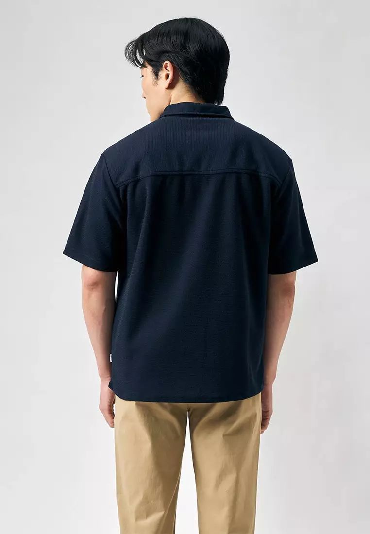 Textured Short Sleeve Shirt