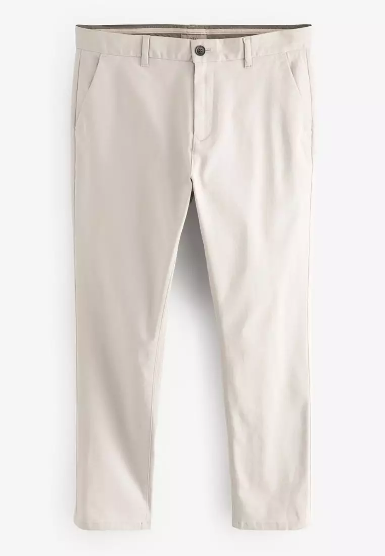Slim Fit Stretch Chino Trousers