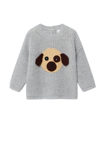 embossed sweater