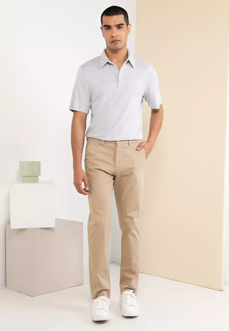 Premium Sateen Slim Chinos