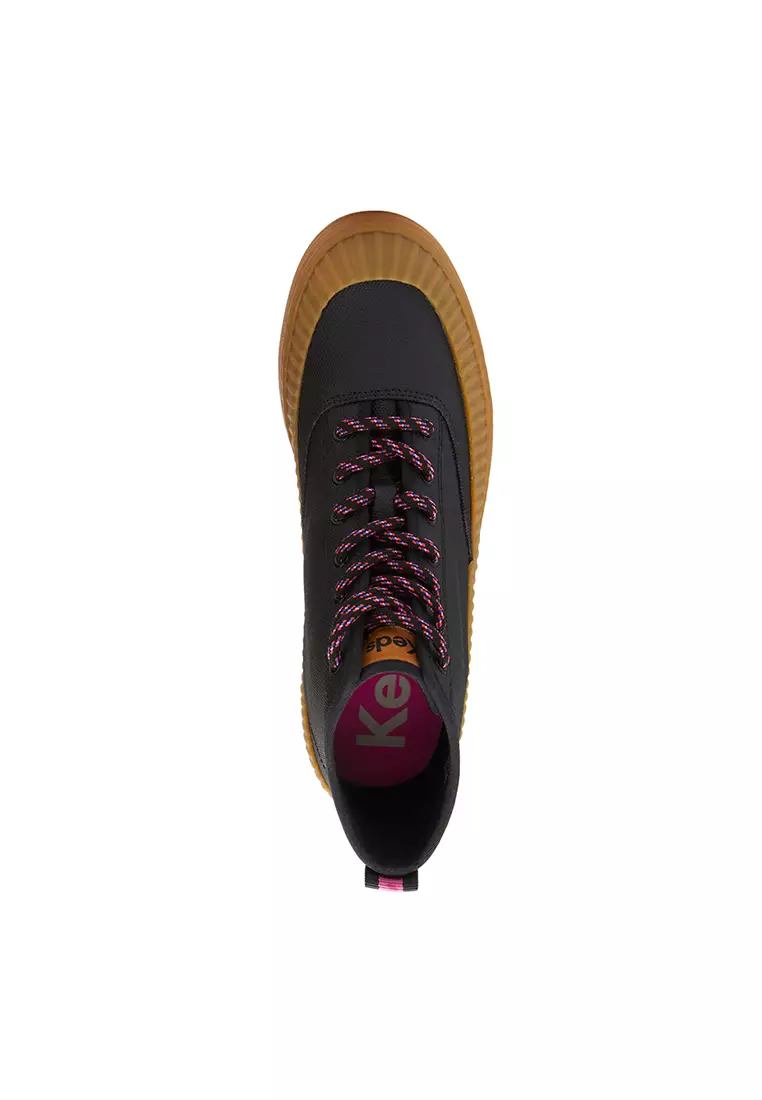 Womens' The Platform Mid Lug Weatherized Black/Gum (WF68028)