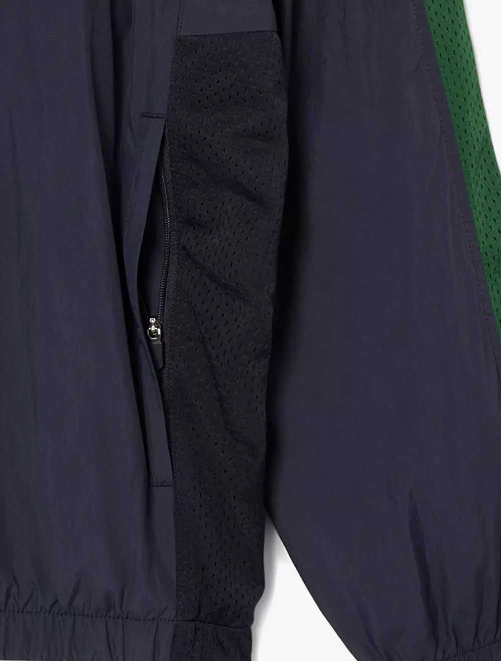 Colour-Block Track Jacket - Green