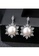 Rouse silver S925 European And American Flower Earrings 66436AC6532B17GS_2