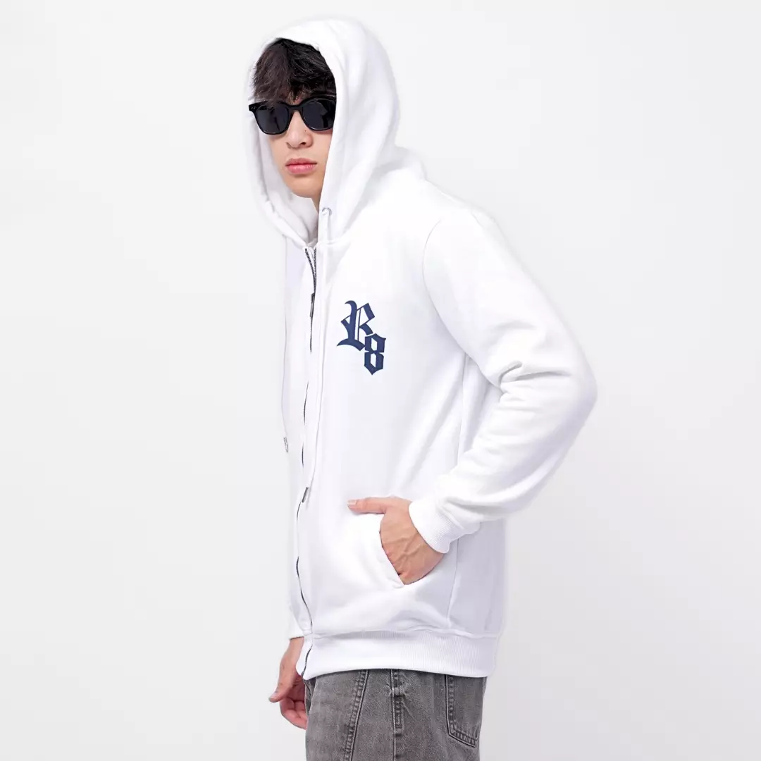 Ryusei Jaket Pria Passion White