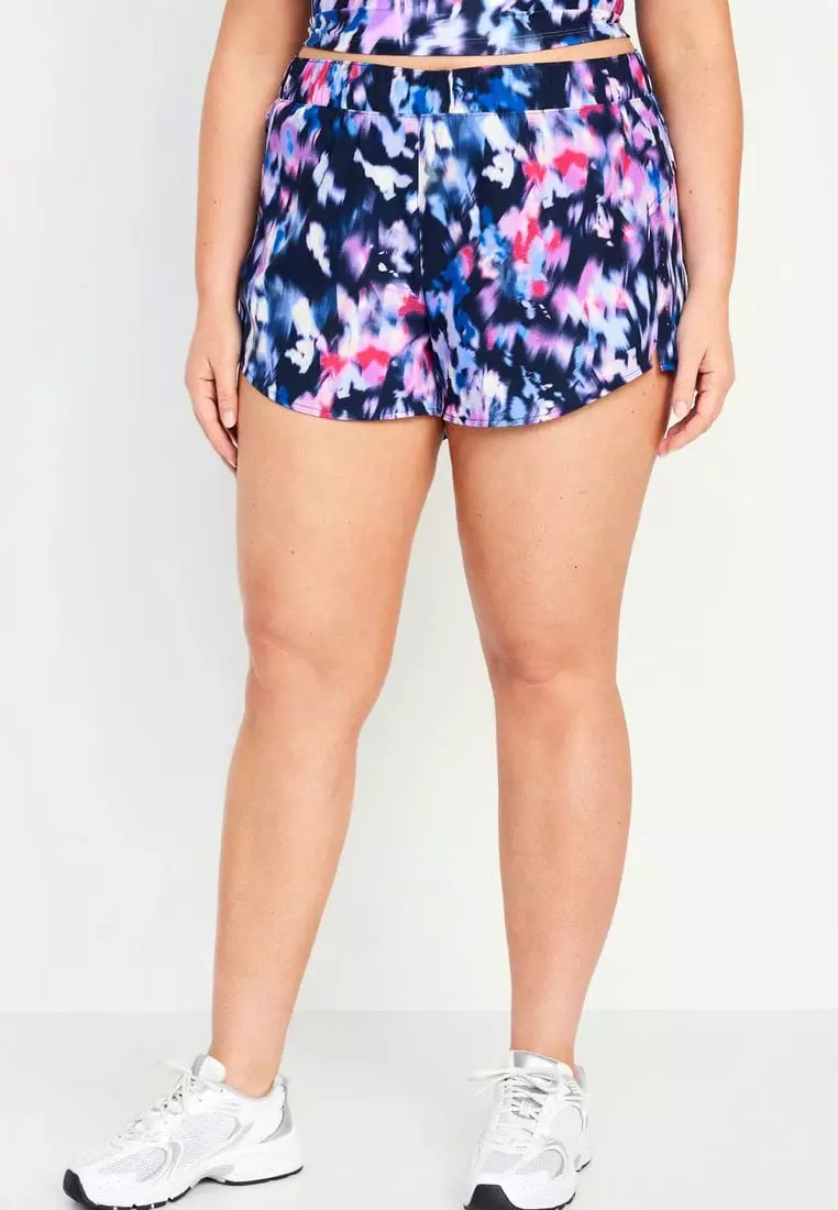 Mid-Rise StretchTech Run Shorts for Women -- 3-inch inseam