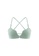 ZITIQUE green Women's Cute and Simple Design Front Buckle Uplift Lingerie Set (Bra And Underwear) - Green F764BUS8257EEEGS_2