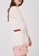 Maje white and red and beige Belted Embroidered Playsuit AD224AA7C791D6GS_3