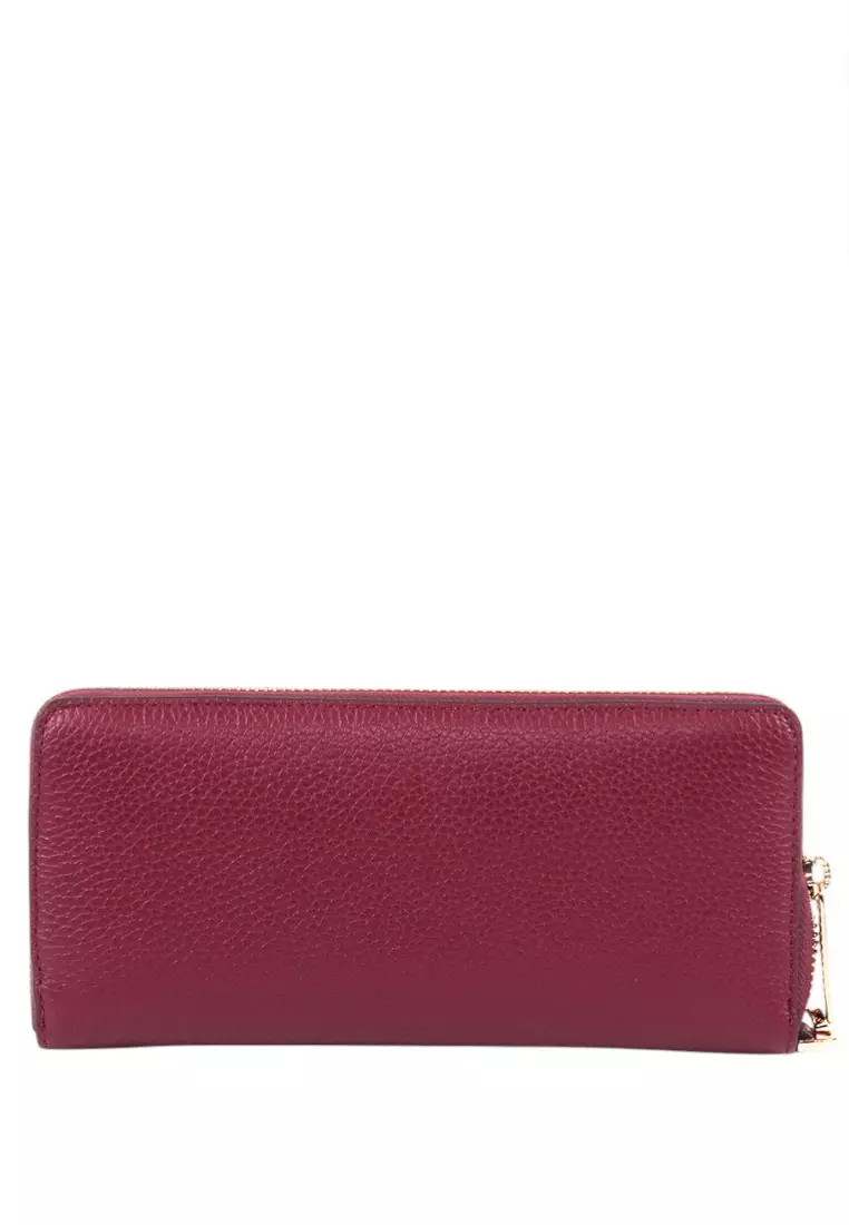 Jet Set Travel Large Continental Wallet - Cherry