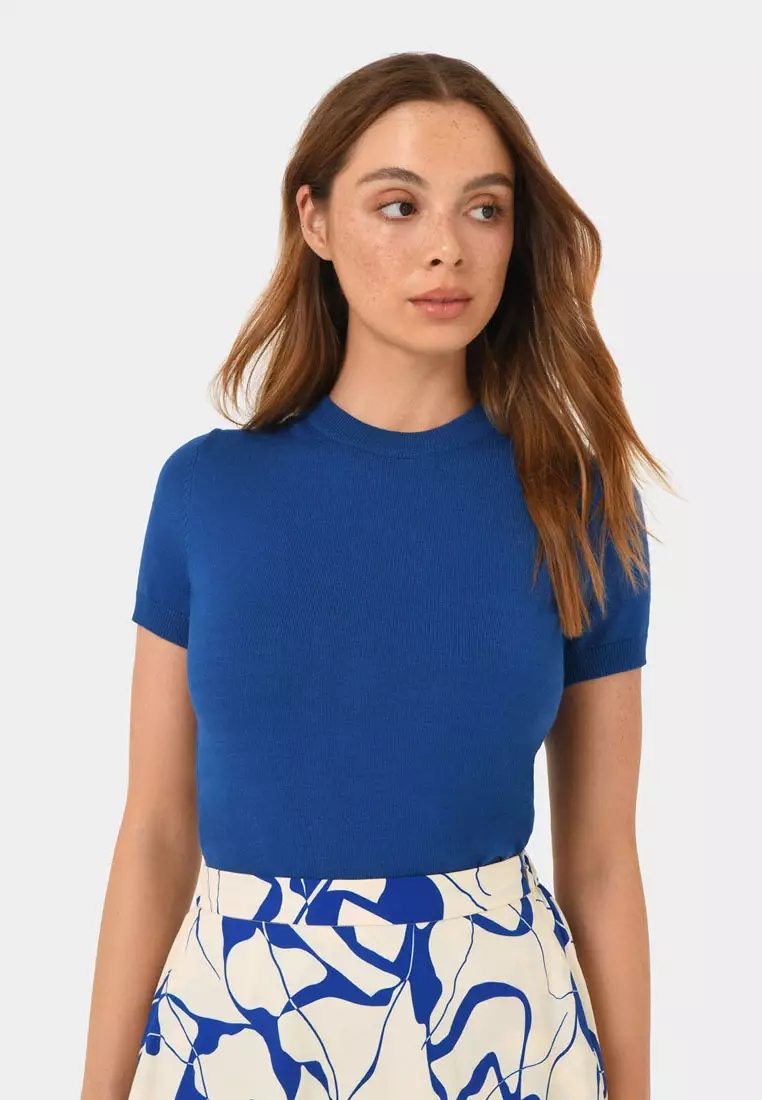 Catherine Short Sleeve Knit