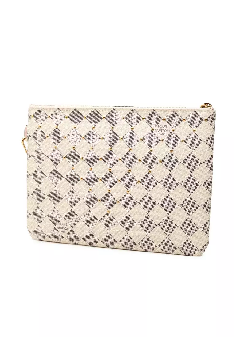Pre-Loved Louis Vuitton Damier Azur City Pouch