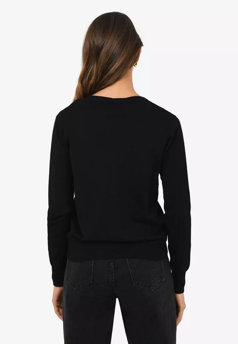 Nicolette V-Neck Knit Cardigan