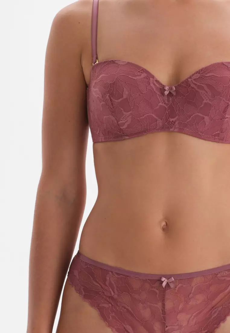 Buy DAGİ Dusty Rose Underwire Bra, Floral Printed, Regular Fit, Non-Padded,  Underwire, Underwear for Women 2024 Online