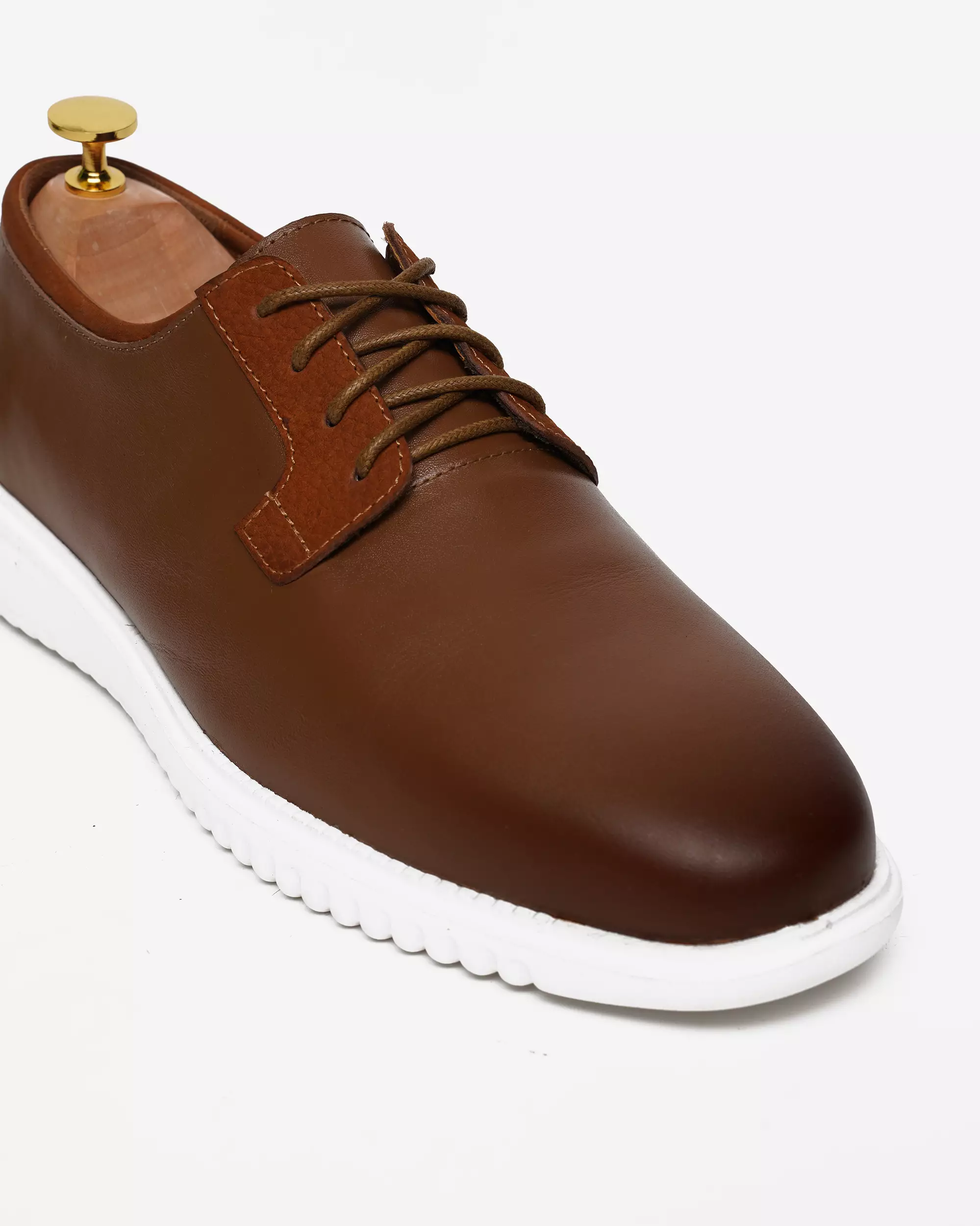 Buccheri Napoleon Lace Ups Men Tan