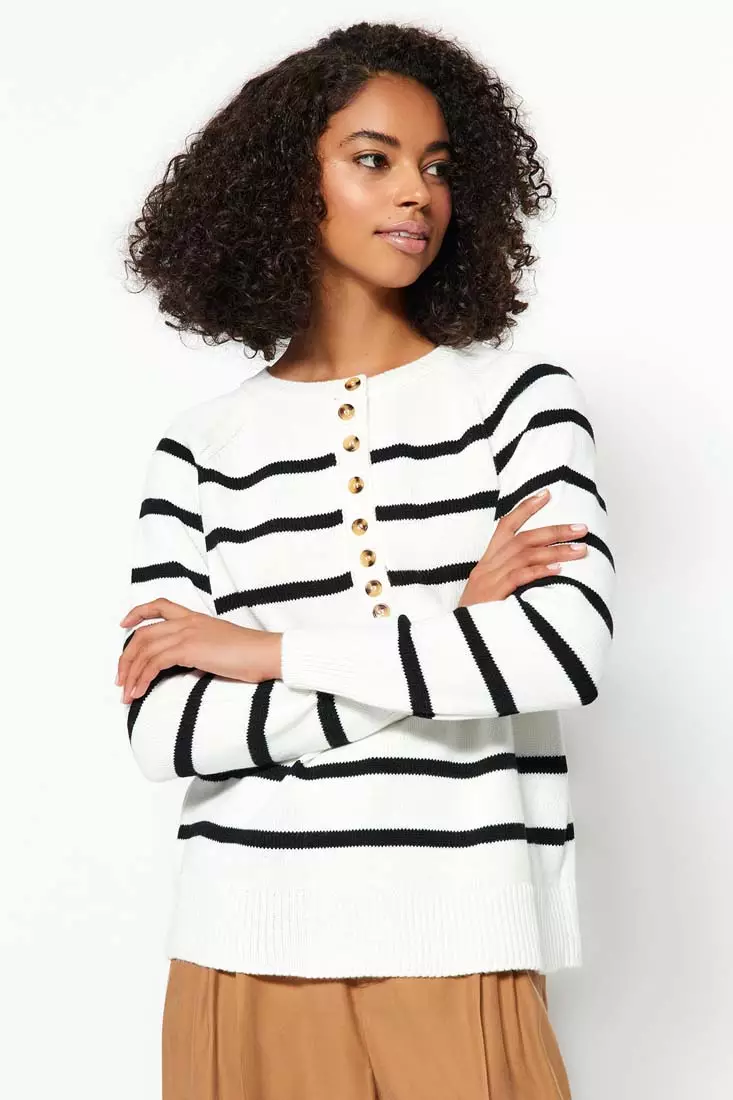 Buy Ecru Sweaters & Cardigans for Women by TRENDYOL Online