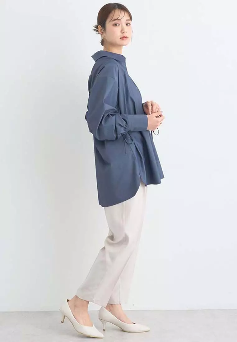 Earth Music  & Ecology - Riko Back Drawstring Shirt