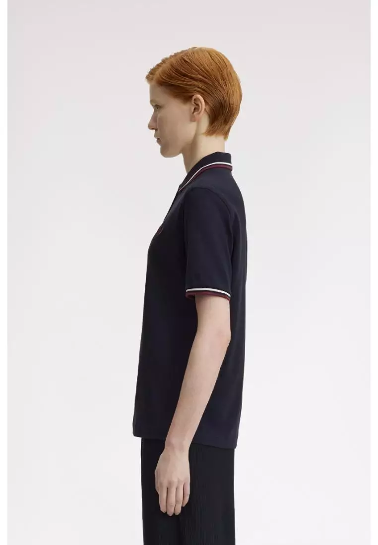 Buy Fred Perry Fred Perry G3600 Twin Tipped Fred Perry Shirt (Navy