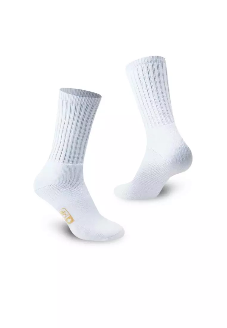 Dri Plus Men's Cotton Thick Sports Crew Length Socks 3 pairs in a pack DMSKG16