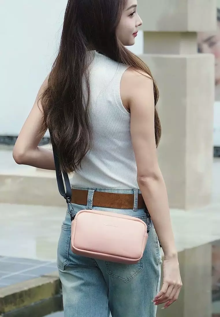 Women's Sling Bag / Crossbody Bag (Tas Selampang Wanita) - Merah Jambu