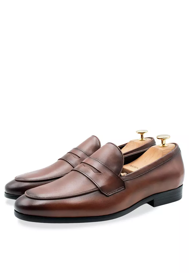 Olavarria Chestnut Blake Stitch Penny Loafer