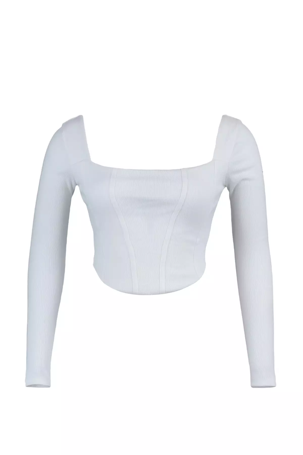 Plus Size Crop Knit Top