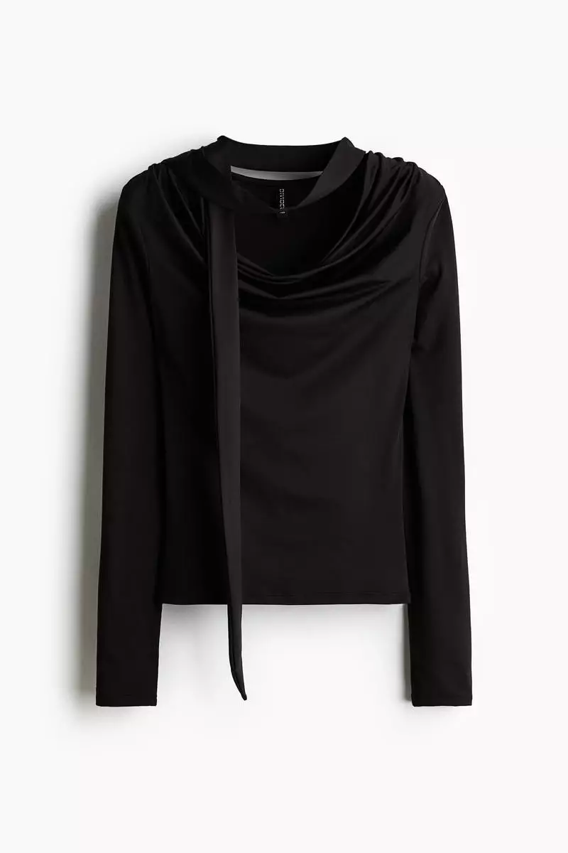 Scarf-detail top