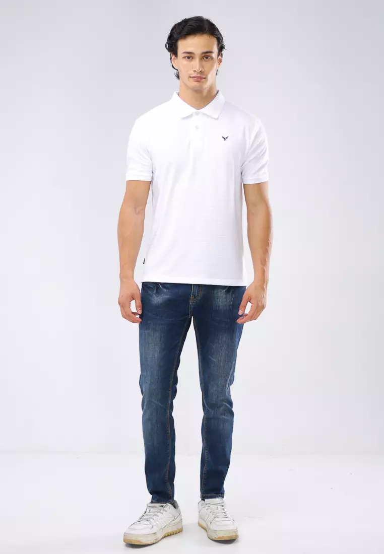 Collared Short Sleeves Comfort Fit