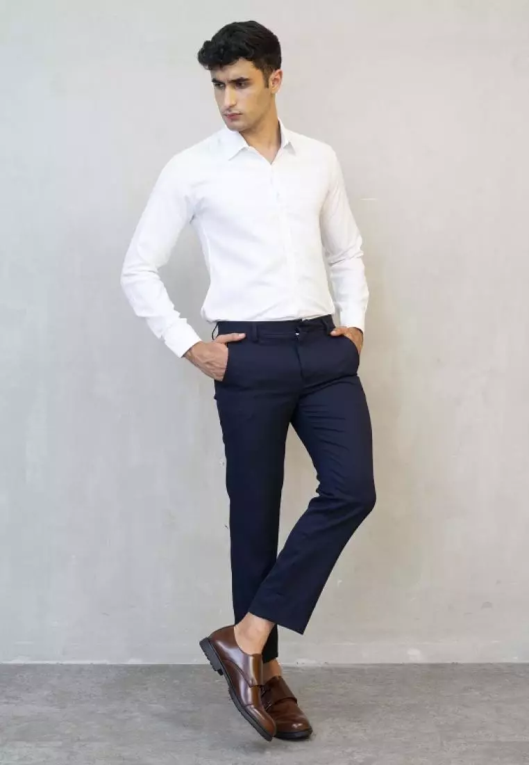 Sepatu kulit pria formal pantofel monk strap coklat houseofcuff