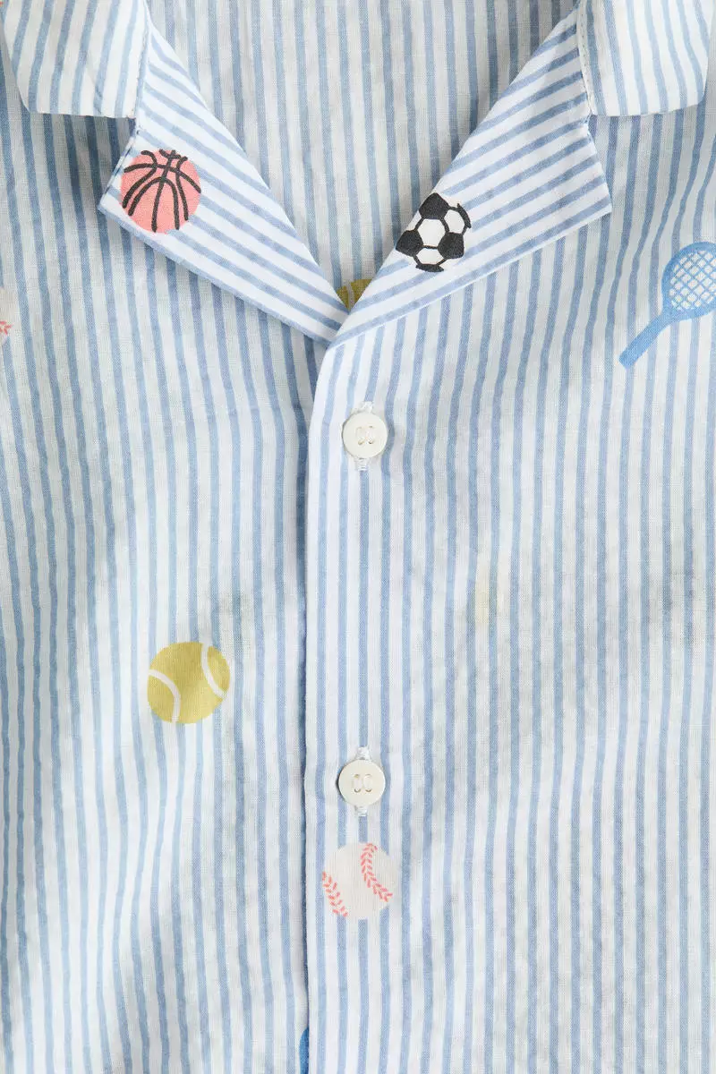 Printed resort shirt