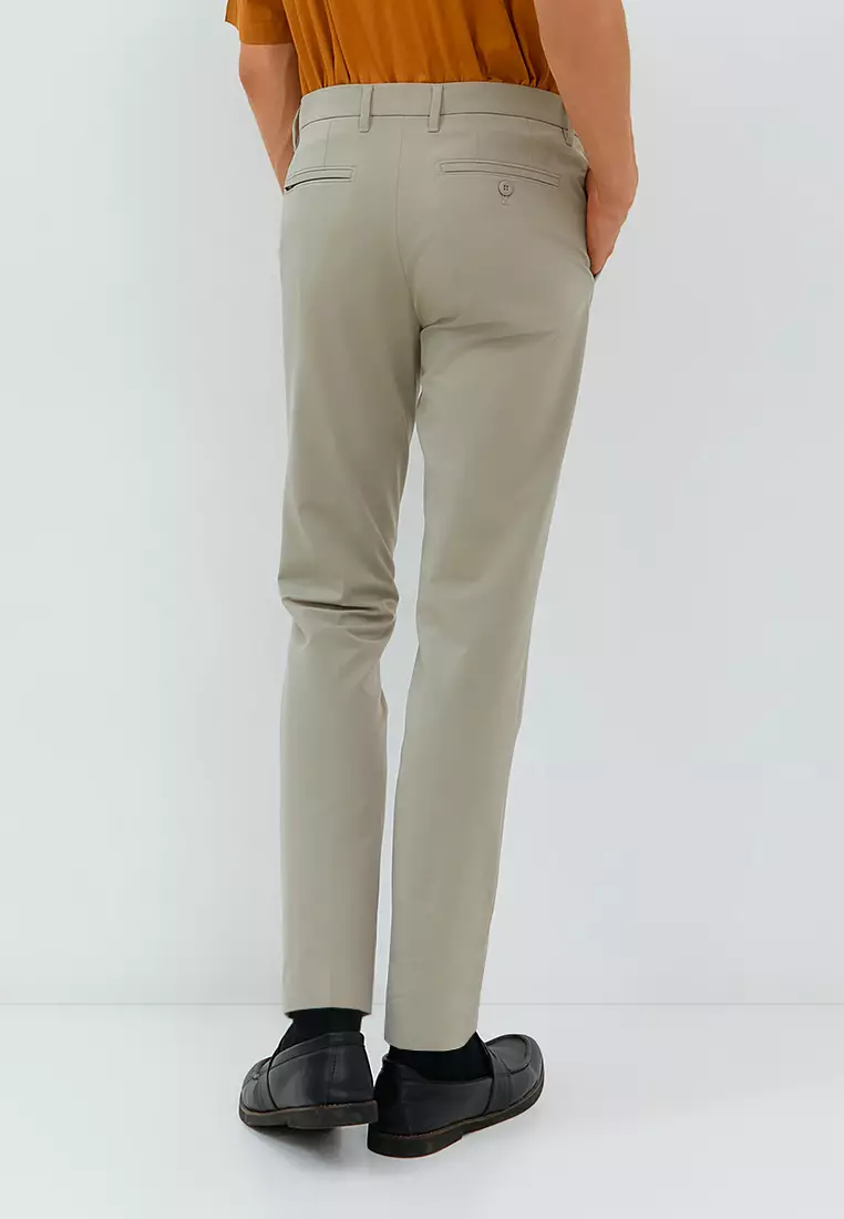 Jobb San Moritz Celana Panjang Modern Slim Fit Light Khaki