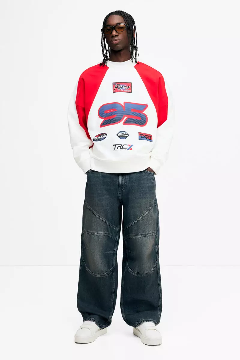 Oversized Fit Printed sweatshirt